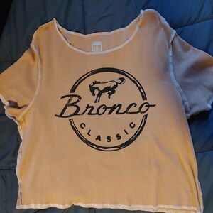 Bronco short sleeve ladies T shirt, 3X